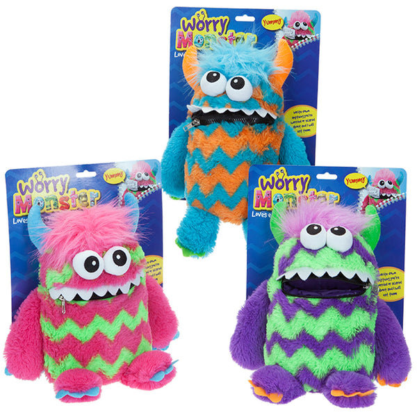 Worry Monster Plush Soft Toy 30cm Well Made Gifts