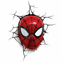 Kids Cordless 3D Led Night Light FX Spiderman Marvel Lamp Wall Xmas Gift