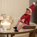 Elves Behavin Badly 12" RED Long Leg Soft Body Vinyl FACE 'Girl or Boy' ELF With Hat"-5