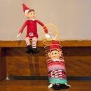Elves Behavin Badly 12" RED Long Leg Soft Body Vinyl FACE 'Girl or Boy' ELF With Hat"-7