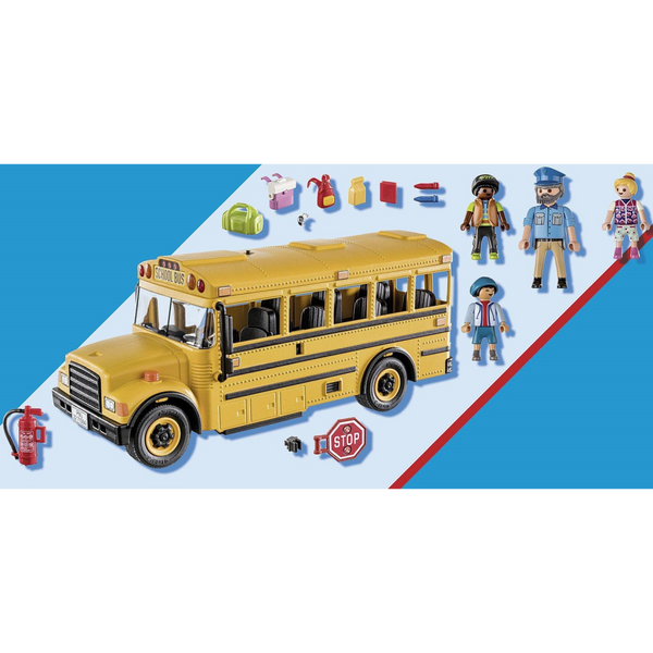 Plastic school bus toy sales