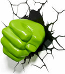 Marvel Hulk Fist 3D Wall Light-7