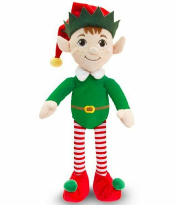 Keel Toys Dangly Green ELF 22cm Soft Toy 40cm Tall - Missing Tag