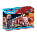 PLAYMOBIL Fire Truck 71233 City Action Rescue 86 Piece Set With Lights & Sound-1