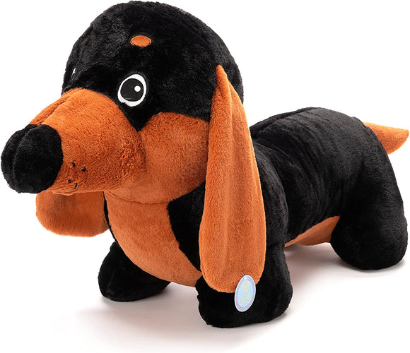 GIANT 100cm Sausage Dog Dachshund Plush Soft Toy Extra Large