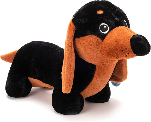 GIANT 100cm Sausage Dog Dachshund Plush Soft Toy Extra Large