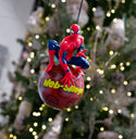 Marvel Christmas Tree Decorations Baubles - Hulk, Thor, Spiderman, Captain America