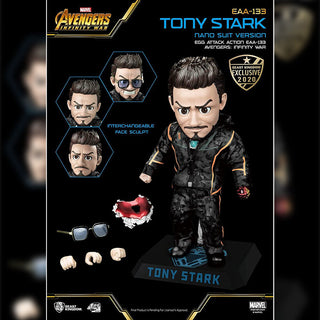 Beast Kingdom Marvel Tony Stark Nano Suit Egg Attack Action Collectible Figure