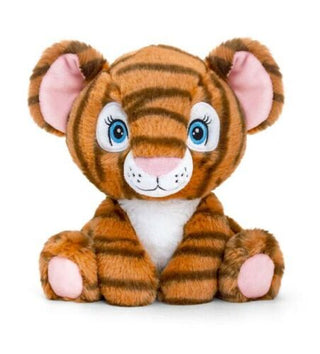 Keel Adoptable World TIGER 16cm 100% Recycled Eco Plush Soft Toy