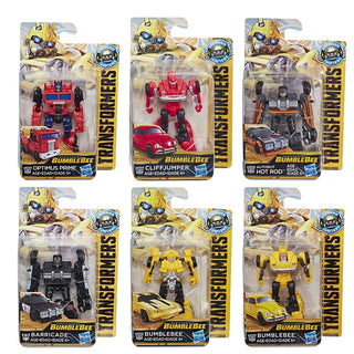 Transformers: Bumblebee - Energon Igniters Speed Series Bumblebee Action Figures (Autobot Hot Rod, VW Beetle, Barricade, Cliffjumper, Chevrolet Camaro, Optimus Prime)