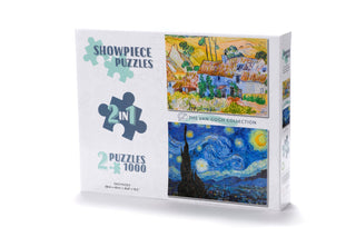 Box Damage Showpiece Puzzles 2 x 1000 Piece Collection (Van Gogh)