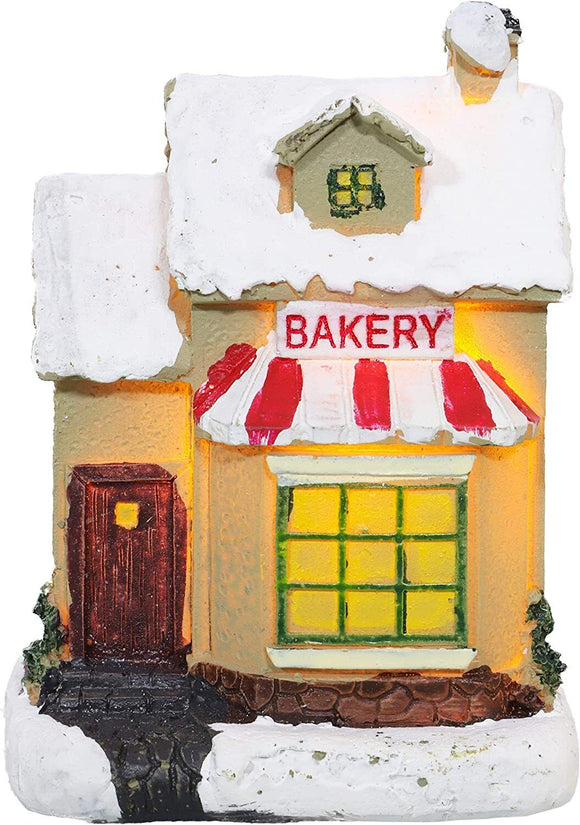 Christmas Village Scene Decoration Light Up Houses 4/7/12/25 pieces