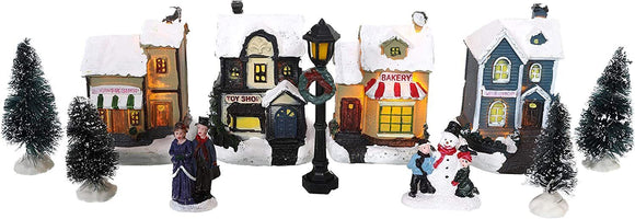 Christmas Village Scene Decoration Light Up Houses 4/7/12/25 pieces