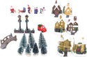 Christmas Village Scene Decoration Light Up Houses 4/7/12/25 pieces