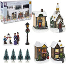 Christmas Village Scene Decoration Light Up Houses 4/7/12/25 pieces-7