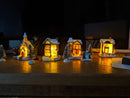 Christmas Village Scene Decoration Light Up Houses 4/7/12/25 pieces-8