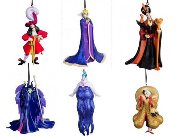 Disney Villains Christmas Decorations Ornaments Baubles