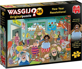 Jumbo Wasgij Original 36 New Year Resolutions! 1000 Piece Puzzle