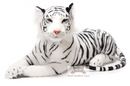 Deluxe Paws Realistic Lifelike Stuffed Plush White Tiger Soft Toy 100cm 40"-3