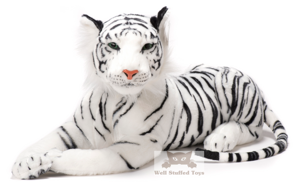 Plush white tiger outlet